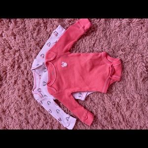 Minnie Mouse baby girl onesie top 0-3 months